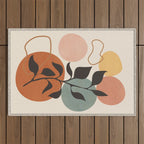 Abstract Minimal Shapes 23 Outdoor Rug Gallery Image 1