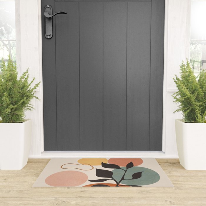 Abstract Minimal Shapes 23 Welcome Mat Gallery Image 3