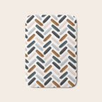 Painted herringbone - neutrals Bath Mat Gallery Image 1
