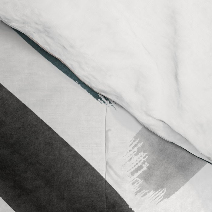 Painted herringbone - neutrals Comforter Gallery Image 4
