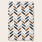 Painted herringbone - neutrals Cutting Board Gallery Image 1