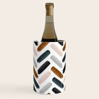 Painted herringbone - neutrals Wine Chiller Gallery Image 2