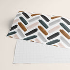 Painted herringbone - neutrals Wrapping Paper Gallery Image 2