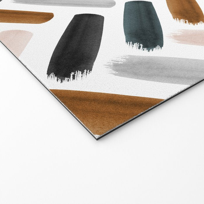 Painted herringbone - neutrals Welcome Mat Gallery Image 2