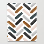Painted herringbone - neutrals Notebook Gallery Image 4