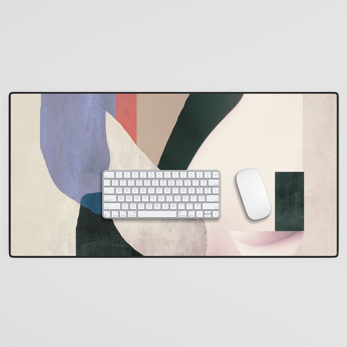 Abstract Collage 2 Desk Mat Gallery Image 1