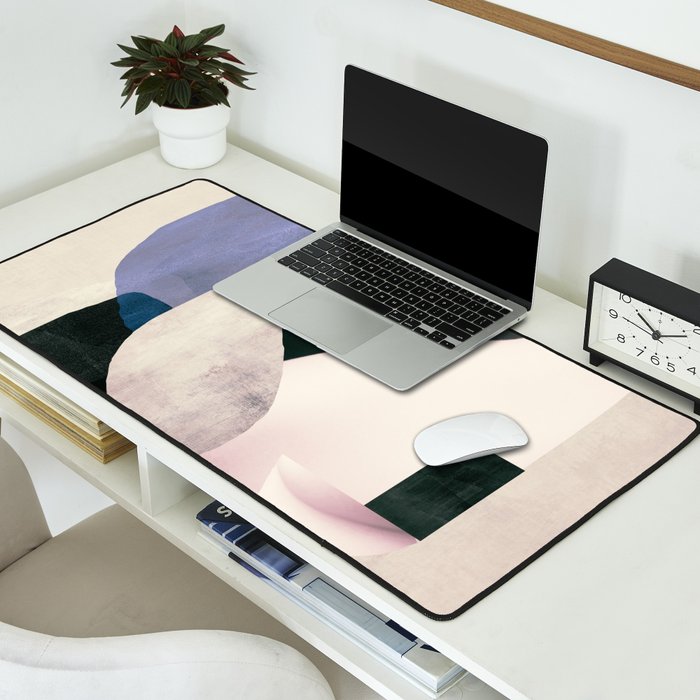 Abstract Collage 2 Desk Mat Gallery Image 2