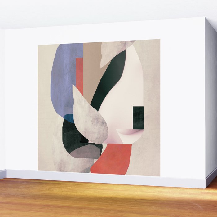 Abstract Collage 2 Wall Mural Gallery Image 2