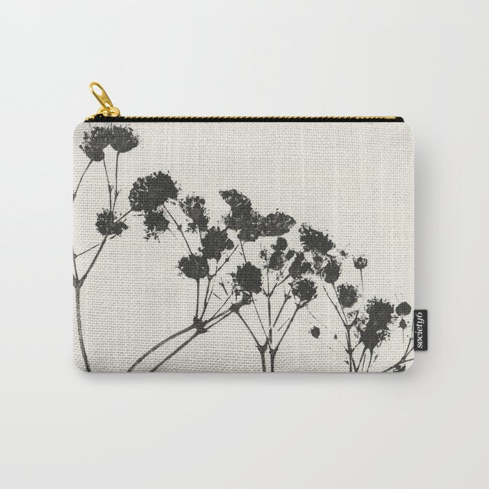 Gypsophila Portrait #3 Carry All Pouch Gallery Image 1