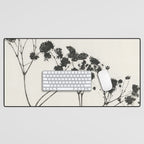 Gypsophila Portrait #3 Desk Mat Gallery Image 1