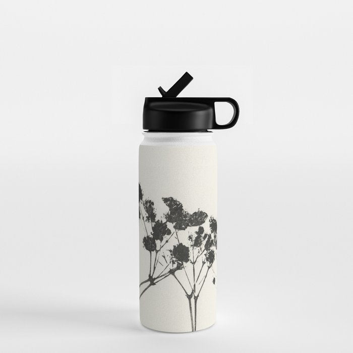 Gypsophila Portrait #3 Water Bottle Gallery Image 1