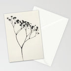 Gypsophila Portrait #3 Stationery Card Gallery Image 2