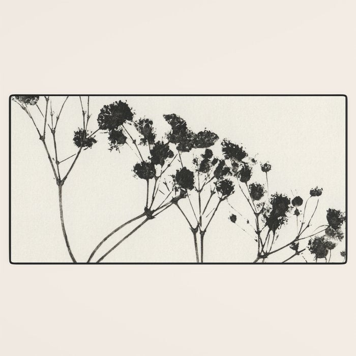 Gypsophila Portrait #3 Desk Mat Gallery Image 3