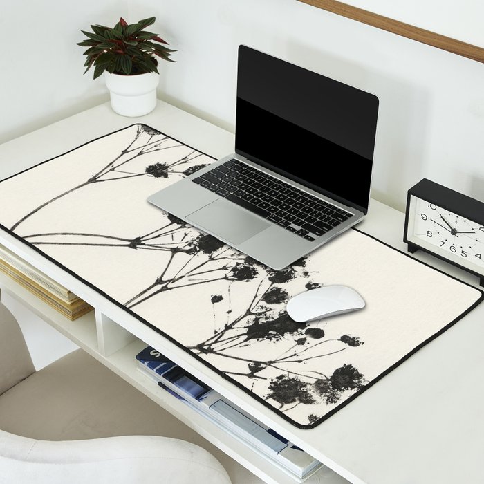 Gypsophila Portrait #3 Desk Mat Gallery Image 2