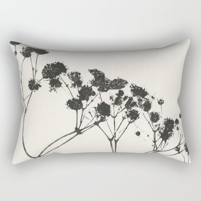 Gypsophila Portrait #3 Rectangular Pillow Gallery Image 2