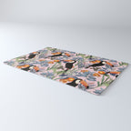 Tucan Garden #pattern #illustration Rug Gallery Image 3