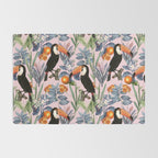 Tucan Garden #pattern #illustration Rug Gallery Image 2