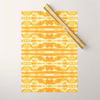 Yellow Tie Dye Twos Wrapping Paper Gallery Image 1