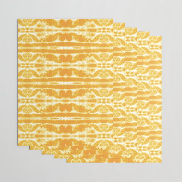 Yellow Tie Dye Twos Wrapping Paper Gallery Image 3
