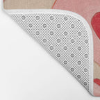 Women hands making love sign Bath Mat Gallery Image 2