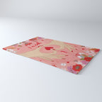 Women hands making love sign Rug Gallery Image 3