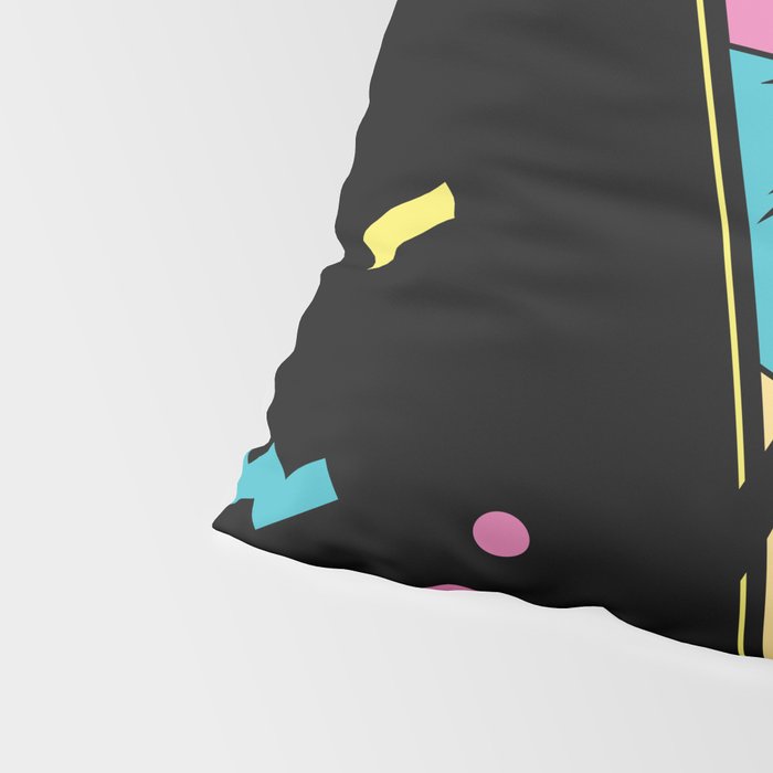 Memphis pattern 42 - 80s / 90s Retro / palm tree / summer Pillow Sham Gallery Image 4