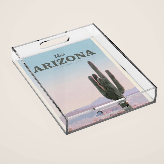 Visit Arizona Acrylic Tray Gallery Image 1