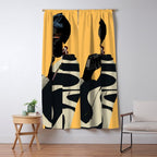 Girl Portrait 32 Window Curtain Gallery Image 5