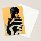 Girl Portrait 32 Stationery Card Gallery Image 2