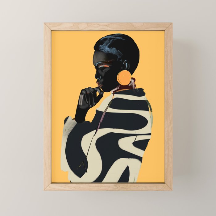 Girl Portrait 32 Mini Art Print Gallery Image 1