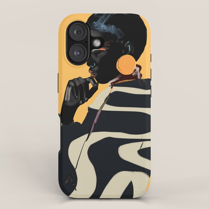 Girl Portrait 32 iPhone Case Gallery Image 1