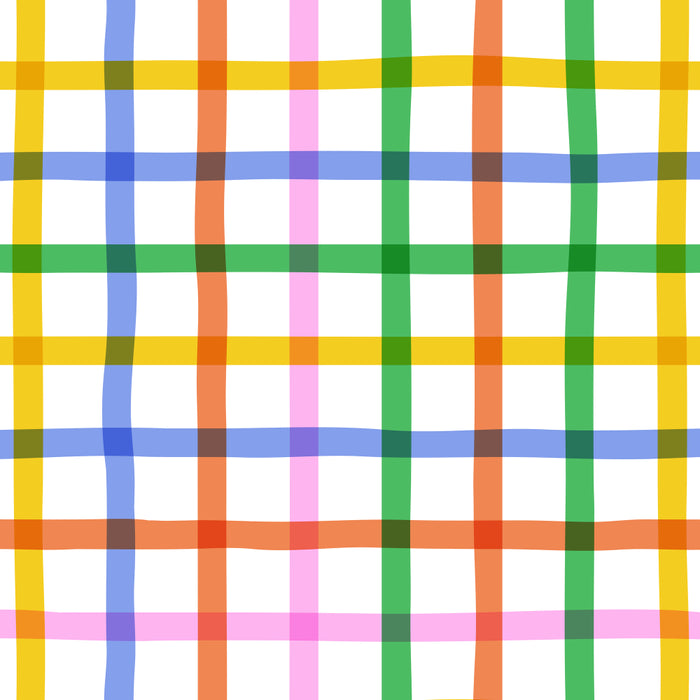 Colorful plaid line grid pattern Coffee Mug Gallery Image 2