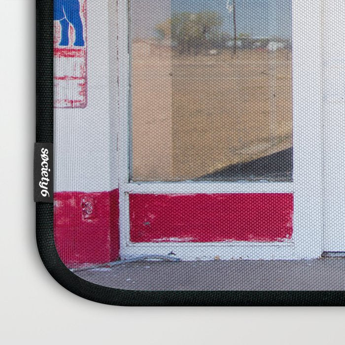 Happy Motoring Garage Route 66 Photography Laptop Sleeve Gallery Image 3
