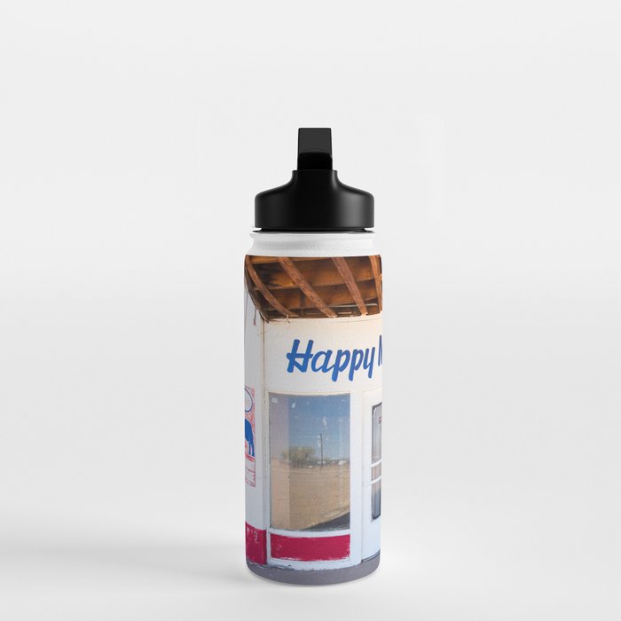 Happy Motoring Garage Route 66 Photography Water Bottle Gallery Image 3