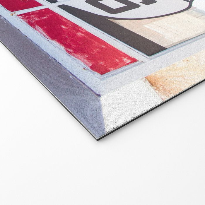 Happy Motoring Garage Route 66 Photography Welcome Mat Gallery Image 2
