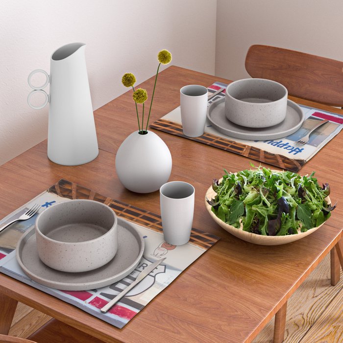 Happy Motoring Garage Route 66 Photography Placemat Gallery Image 2