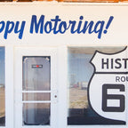 Happy Motoring Garage Route 66 Photography Coffee Mug Gallery Image 2