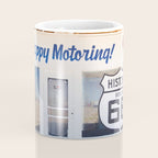 Happy Motoring Garage Route 66 Photography Coffee Mug Gallery Image 4