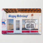 Happy Motoring Garage Route 66 Photography Cutting Board Gallery Image 1