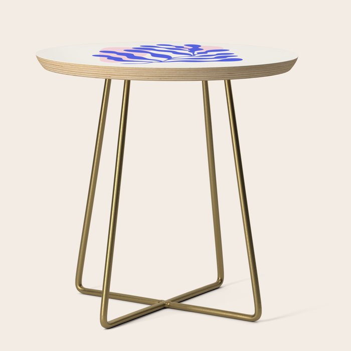 Blue Matisse Ferns Side Table Gallery Image 1