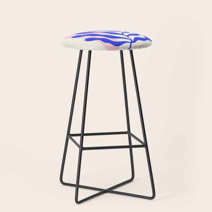 Blue Matisse Ferns Stool Gallery Image 1