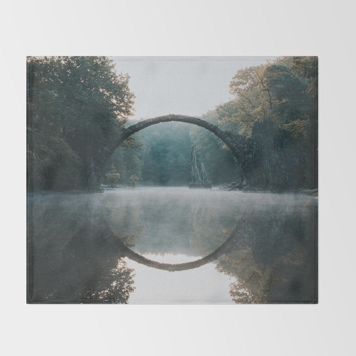 The Devil's Bridge - Landscape and Nature Photography Throw Blanket Gallery Image 2