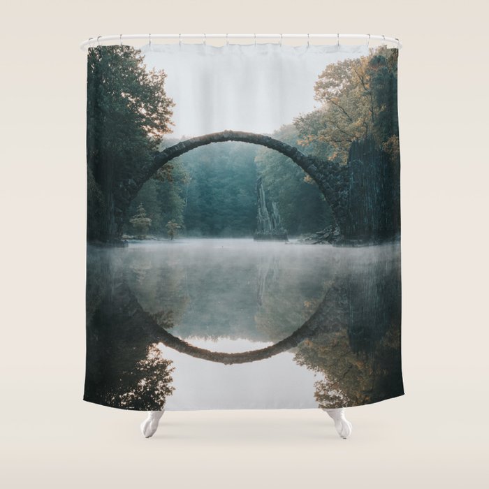 The Devil's Bridge - Landscape and Nature Photography Shower Curtain Gallery Image 1