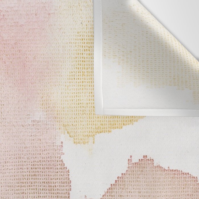 Bloom No.12 Abstract watercolor floral Wall Tapestry Gallery Image 3