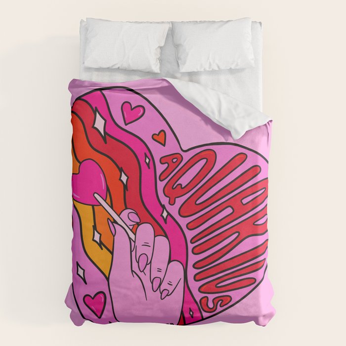 Aquarius Valentine Duvet Cover Gallery Image 6
