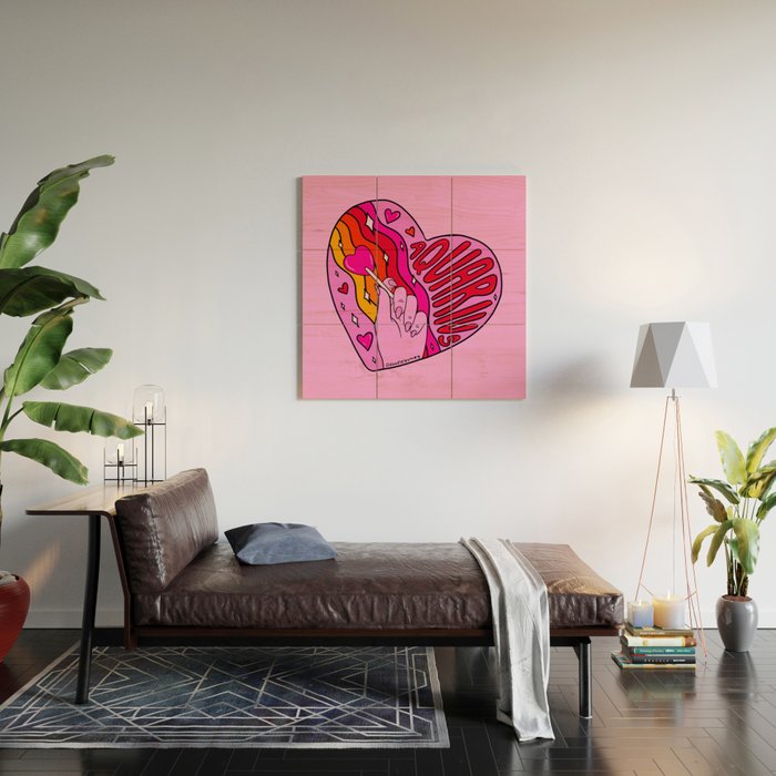 Aquarius Valentine Wood Wall Art Gallery Image 2