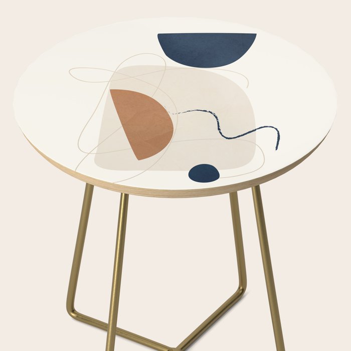 Spiraling Geometry 2 Side Table Gallery Image 2