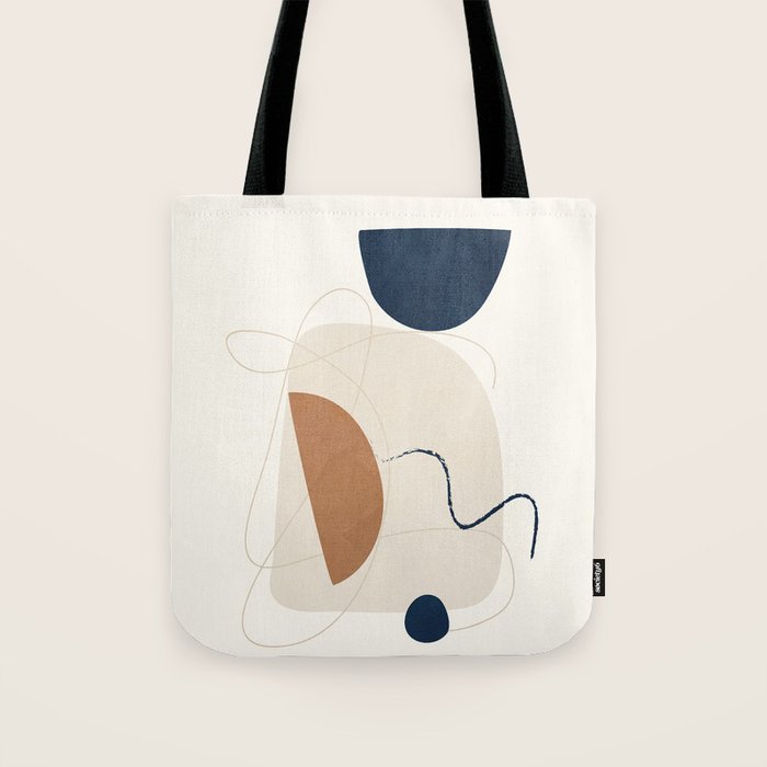 Spiraling Geometry 2 Tote Bag Gallery Image 1