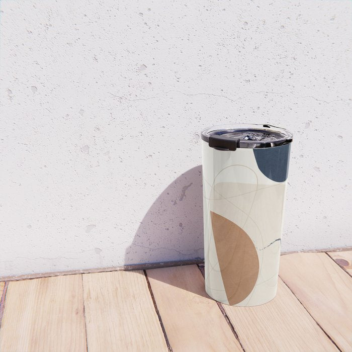 Spiraling Geometry 2 Travel Mug Gallery Image 4