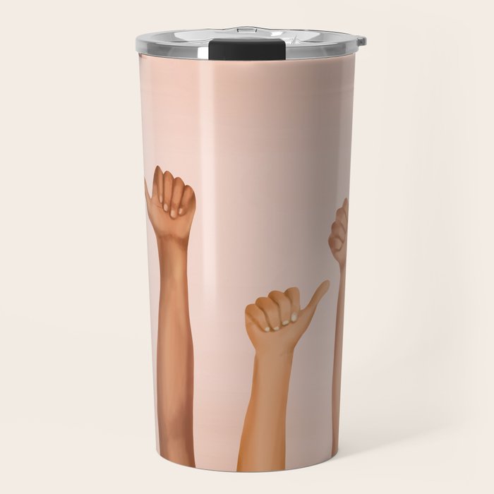 Thumbs Up Travel Mug Gallery Image 1